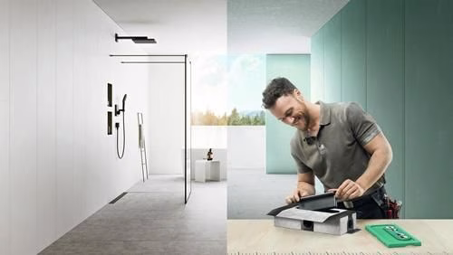 Grundkörper uBox universal für Duschrinnen-Ablaufgehäuse für Standardinstallation HANSGROHE
