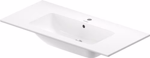 Möbelwaschtisch ME by Starck 1030x490mm weiß 1 Hahnloch, mit Überlauf DURAVIT