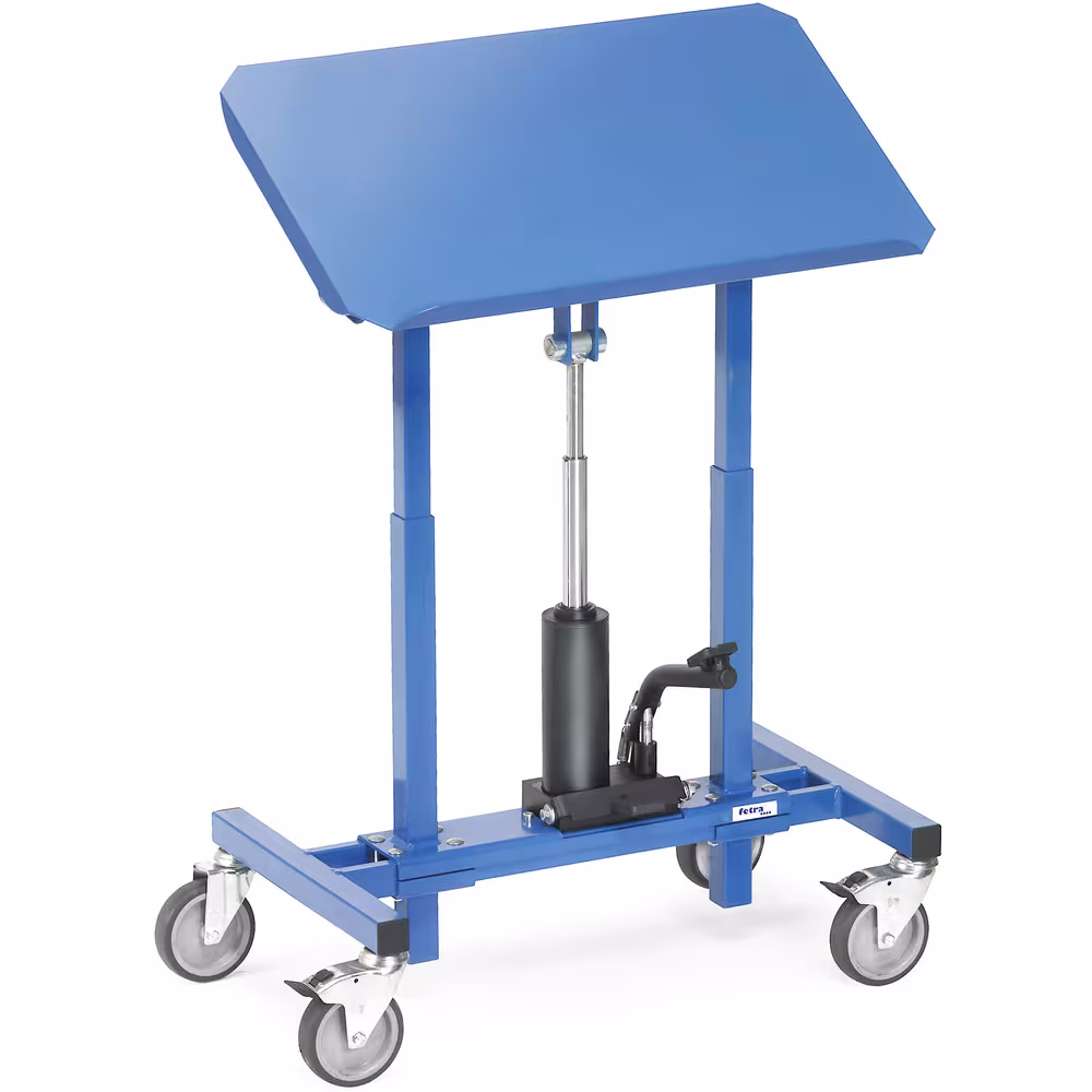 Materialständer 3286 für Kunststoffkästen, Stahlblechkästen, Drahtkörbe, höhenverstellbar und fahrbar von der Marke Fetra aus der Produktreihe Transportsysteme
