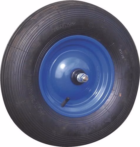 Rad Rad-D400xB100mm mit Kugellagerbereifung und Achse MÜBA aus der Kategorie Schubkarren, Mulden und Räder mit der Teilenummer 8000376078