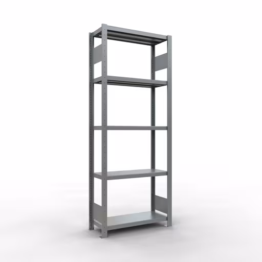 Grundregal, Fachbodenregal Stecksystem MULTIplus250, 2000 x 750 x 300 mm (HxBxT), 5 Fachböden, Längenriegel, verzinkt von der Marke Schulte Lagertechnik Grundregal, Fachbodenregal Stecksystem MULTIplus250, 2000 x 750 x 300 mm (HxBxT), 5 Fachböden, Längenriegel, verzinkt aus der Kategorie Grundregal mit der Artikelnummer 12930-75-LR