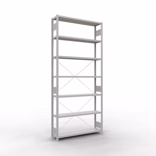 Abbildung Nr 10 des Artikels Stecksystem Grundregal 3000x1300x300 mm, Typ 250 kg, lichtgrau aus der Produktgruppe Stecksystem von der Marke Schulte Lagertechnik