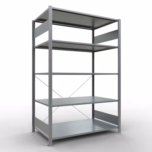 Stecksystem Grundregal 2000x1300x800 mm, Typ 150 kg, verzinkt von der Marke Schulte Lagertechnik Stecksystem Grundregal 2000x1300x800 mm, Typ 150 kg, verzinkt aus der Kategorie Grundregal mit der Artikelnummer 12780-130