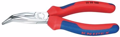 Pince à bec plat, 160 mm de long, bec plat, angle de 40°, poignée ergonomique, KNIPEX par Knipex Pince à bec plat, 160 mm de long, bec plat, angle de 40°, poignée ergonomique, KNIPEX, de la catégorie pinces à bec plat, référence 4000794484