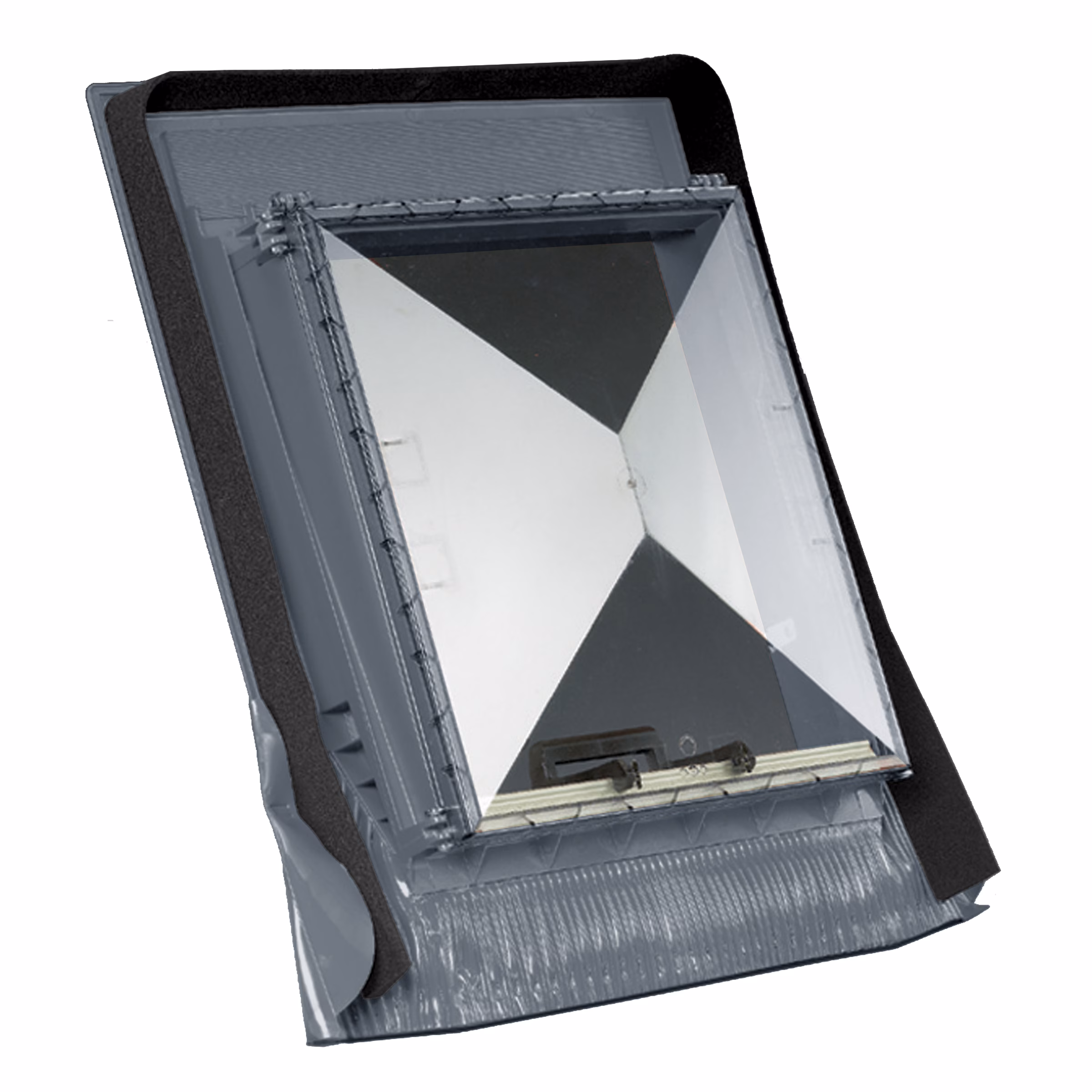 Prismax Universal-Dachausstiegsfenster Für ebene und profilierte Dachsteine / Dachziegel, anthrazit von Klöber Prismax Universal-Dachausstiegsfenster aus der Kategorie Dachsicherheit mit der Artikelnr. KT4001-4-0430