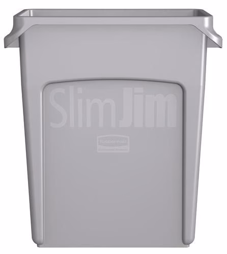 Cestino per la raccolta differenziata da 60 l, altezza 635 mm x larghezza 279 mm x profondità 558 mm, grigio con canali di ventilazione, RUBBERMAID, della categoria cestini e contenitori per rifiuti, codice articolo 9000468559