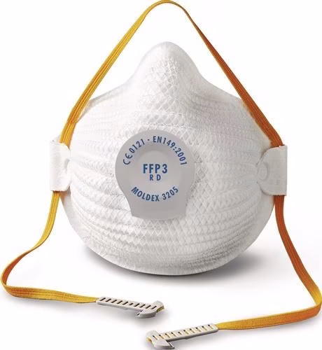 Atemschutzmaske AIR 320501 FFP3 R D mit Ausatemventil faltbar M/L MOLDEX von der Marke Moldex Atemschutzmaske mit Ausatemventil faltbar MOLDEX aus der Kategorie Atemschutzmasken und Filter mit der Teilenummer 4000370713