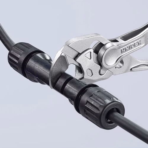 Zangenschlüssel XS Länge 100 mm Spannweite 21 mm verchromt aufgeprägte raue Oberfläche KNIPEX