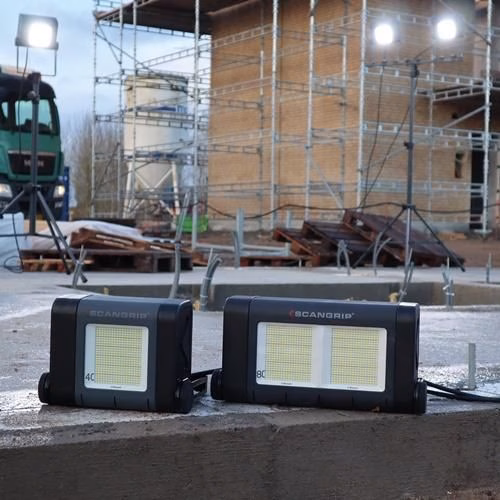 LED-Strahler SITE LIGHT 40 315 W 10000 - 40000 lm 10 m H07RN-F 3x1 mm² IP65 SCANGRIP
