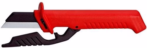 Kabelmesser Länge 185mm Klingen-Länge 50mm mit Schutzkappe VDE KNIPEX