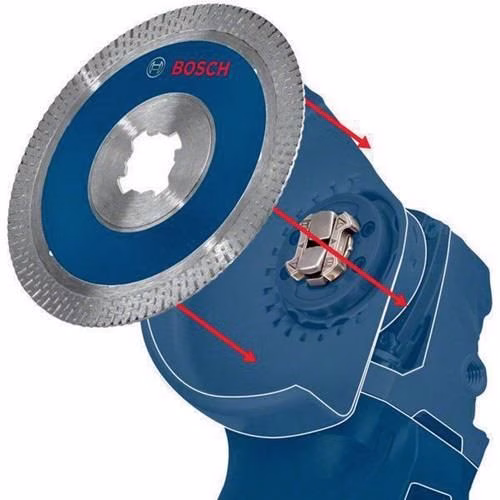 Diamanttrennscheibe Expert Diamond Metal Wheel X-LOCK Durchmesser 125 mm Bohrung 22,23 mm NORTON CLIPPER