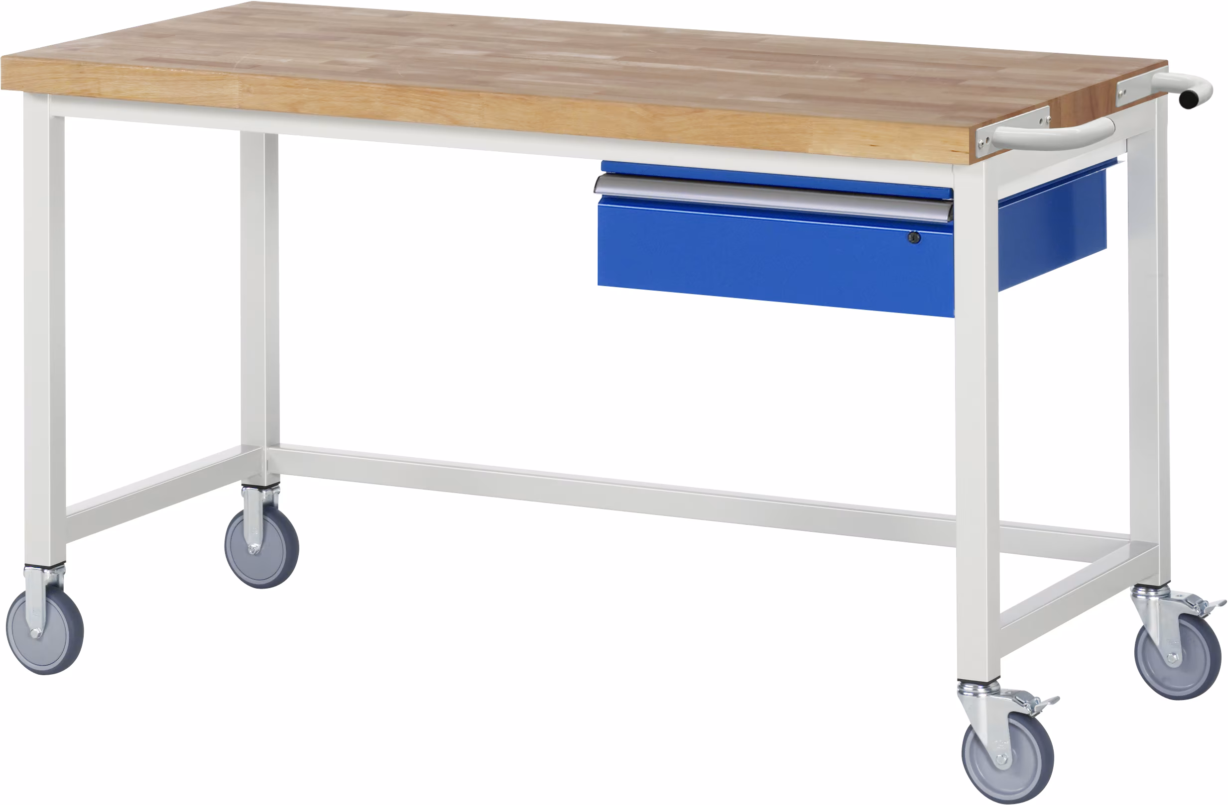 Fahrbare Werkbank 8001, B1500xT700xH880mm, 1xSchublade-TA von Rau Fahrbare Werkbank 8001, 1xSchublade-TA aus der Kategorie Werkbänke mit der Artikelnr. 05-8001A1-157B4S.11