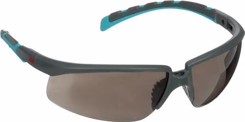 Veiligheidsbril S2002SGAF-BGR-EU EN 166 EN 170EN 172 grijs/turquoise veren, grijs glas