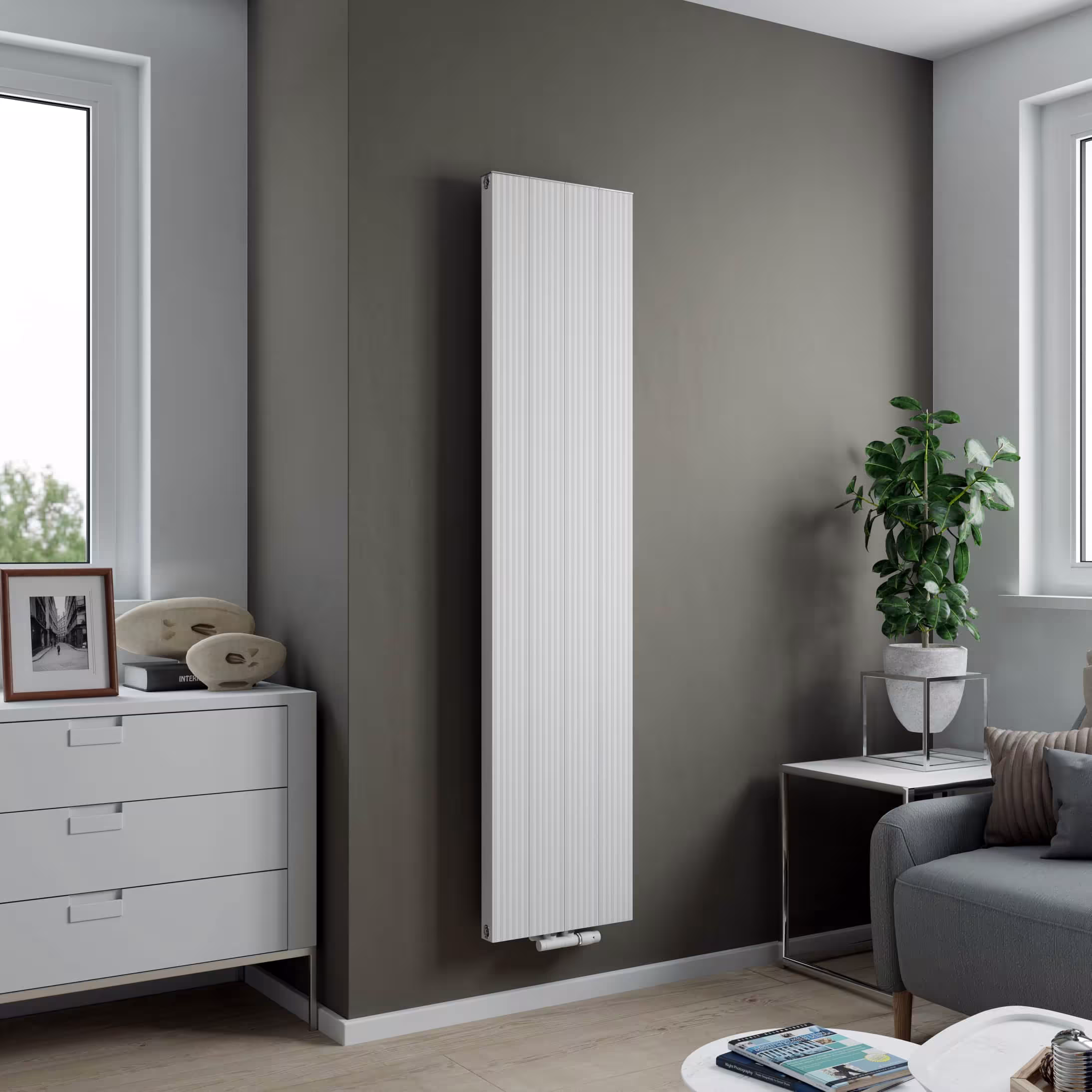 Ximax Aluminiumheizkörper Valeo Mittenanschluss Weiß Typ Größe: 1800x400 mm aus der Kategorie Aluminium-Heizkörper mit der Artikelnr. 11639