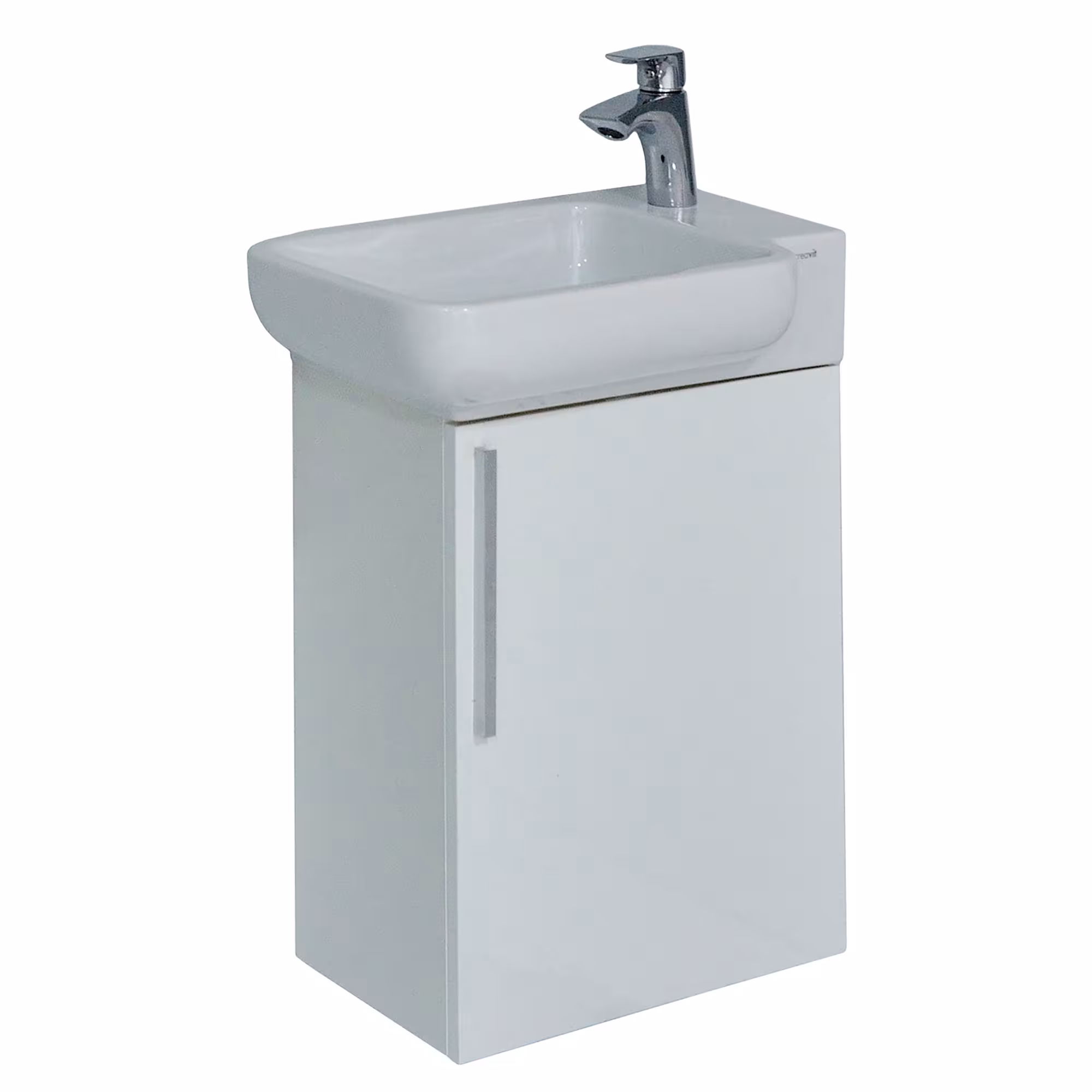 Waschtisch-Set "TOP" 45cm Becken und Unterschrank von der Marke sanicomfort aus der Produktreihe Badmöbel und Handtuchhalter