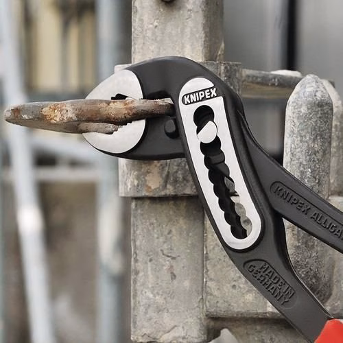 Wasserpumpenzange Alligator® Länge 180mm Spannweite 36mm poliert Kunststoff-Überzug KNIPEX