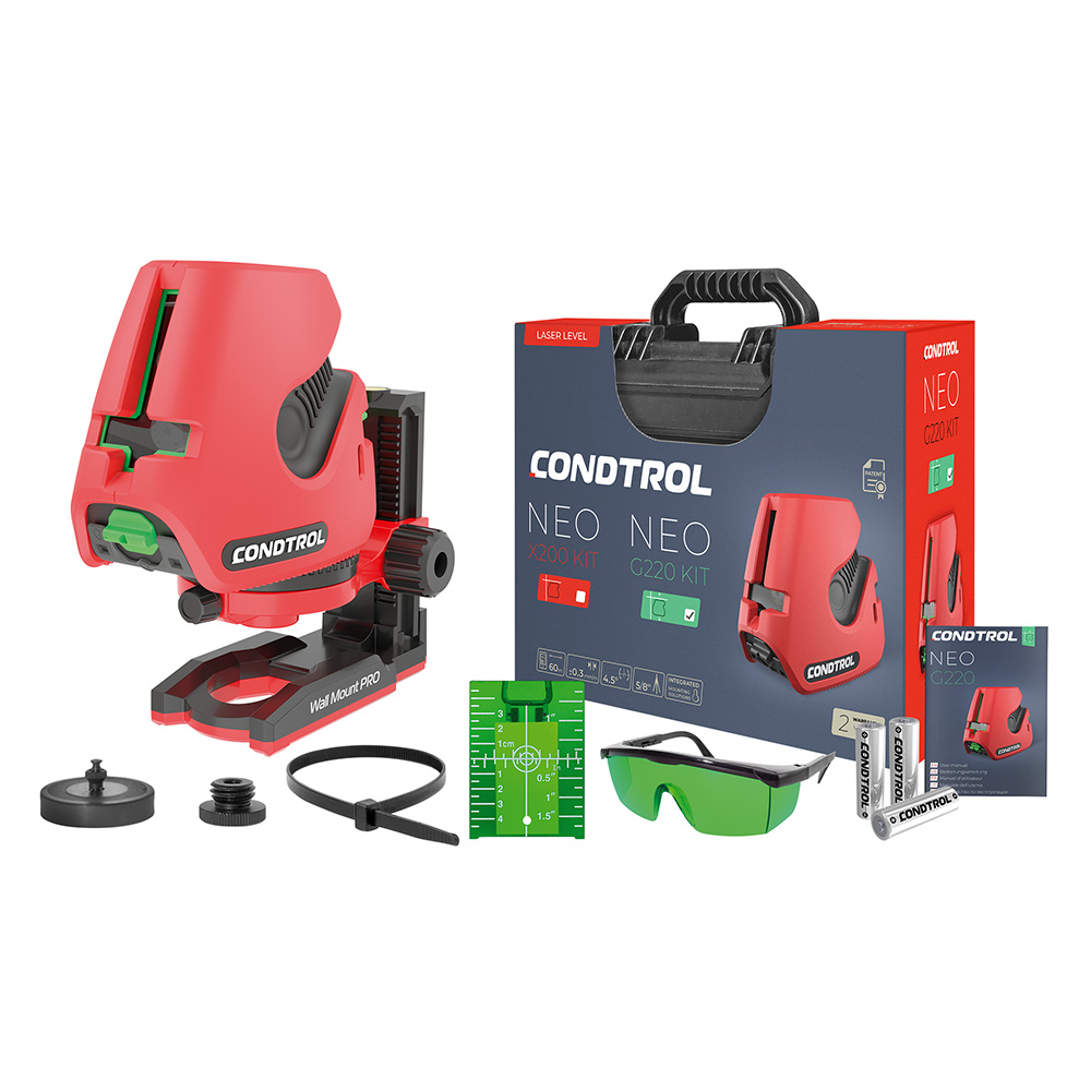 Kreuzlinienlaser mit Lotpunkten Neo G220 Kit aus der Kategorie Kreuzlinienlaser mit der Teilenummer 1-2-401