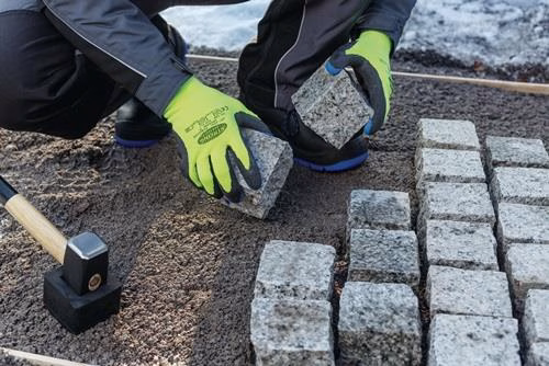 Kälteschutzhandschuhe Forster Größe 10 neon-gelb/blau EN 388,EN 511 PSA II