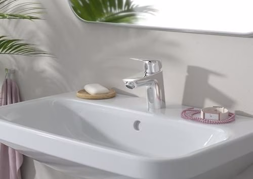 Detailbild 3994397 Hansgrohe Einhebel-Waschtischmischer LOGIS 70 Nennweite 15 mit Zugstangen-Ablaufgarnitur G 1 1/4 Zoll chrom