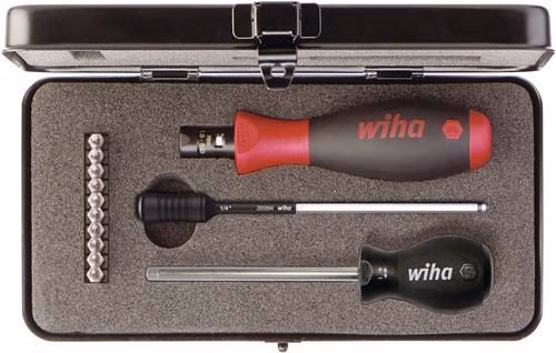 Drehmomentschraubendreher-Satz 13-teilig 1-5 Nm einstellbar WIHA aus der Kategorie Drehmomentschraubendreher mit der Artikelnr. 4000792980