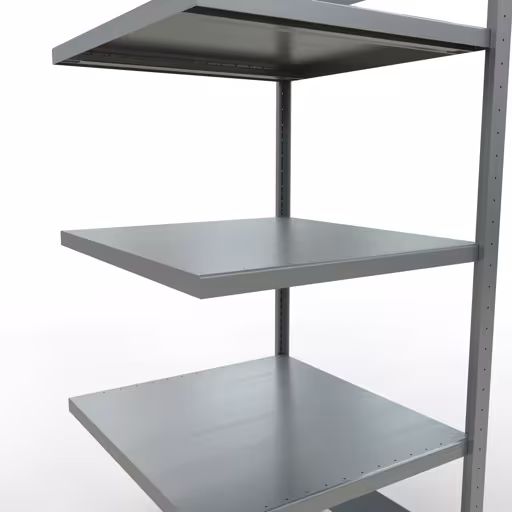 Abbildung Nr 15 des Artikels Anbauregal, Fachbodenregal Stecksystem MULTIplus250, 2000 x 750 x 800 mm (HxBxT), 5 Fachböden, Längenriegel, verzinkt aus der Produktgruppe Stecksystem von der Marke Schulte Lagertechnik