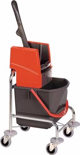 Reinigungswagen Eimer 1 x 17 l und Presse Stahl VERMOP aus der Kategorie Reinigungswägen mit der Teilenummer 9000472062