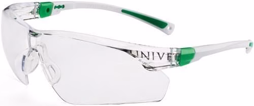Schutzbrille 506 UP EN 166,EN 170 Bügel weiß grün,Scheibe klar PC UNIVET von der Marke Univet Schutzbrille 506 UP EN 166, EN 170 Polycarbonat klar UNIVET aus der Kategorie Schutzbrillen mit der Teilenummer 4000370024