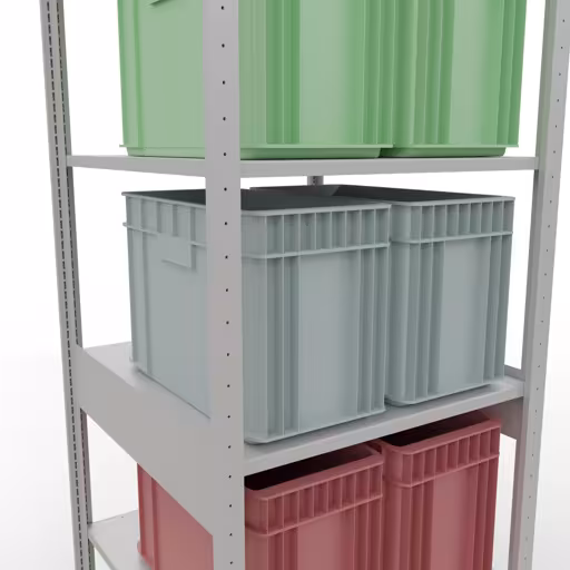 Grundregal, Fachbodenregal Stecksystem MULTIplus150, 2500 x 750 x 800 mm (HxBxT), 6 Fachböden, Längenriegel, RAL 7035 lichtgrau mit der Artikelnr. 32681-75-LR Grundregal, Fachbodenregal Stecksystem MULTIplus150, 2500 x 750 x 800 mm (HxBxT), 6 Fachböden, Längenriegel, RAL 7035 lichtgrau von Schulte Lagertechnik aus der Kategorie Stecksystem