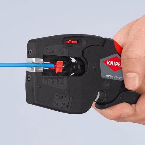 Detailbild 4113035 Abisolier- und Crimpzange Länge 190 mm 0,03 - 10 mm² (AWG 32 - 8) KNIPEX