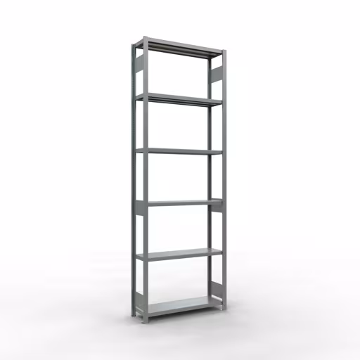 Grundregal, Fachbodenregal Stecksystem MULTIplus250, 3000 x 1000 x 300 mm (HxBxT), 7 Fachböden, Längenriegel, verzinkt von der Marke Schulte Lagertechnik Grundregal, Fachbodenregal Stecksystem MULTIplus250, 3000 x 1000 x 300 mm (HxBxT), 7 Fachböden, Längenriegel, verzinkt aus der Kategorie Grundregal mit der Artikelnummer 12932-LR