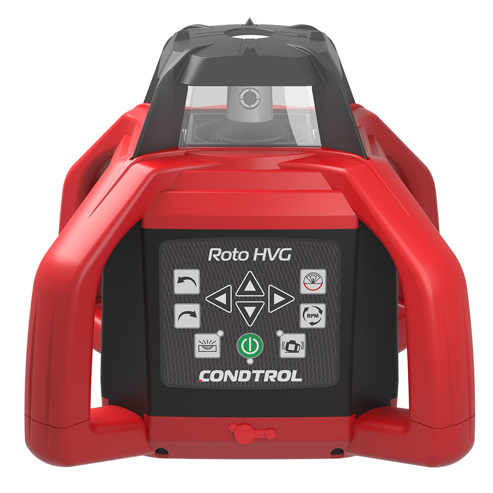 Ohne Text 847779 Professioneller Roto HVR SET, H+V Rotationslaser mit ROTEM Laserstrahl