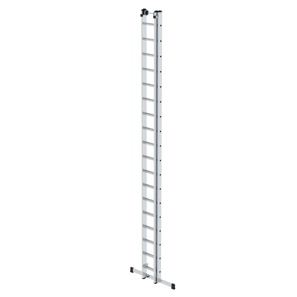 Munk Sprossen-Schiebeleiter 2-teilig mit Standard-Traverse 2x18 Sprossen