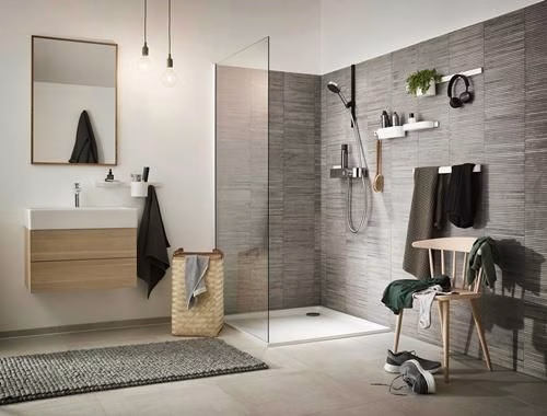 Hansgrohe Handbrause PULSIFY SELECT 105 3 Strahlarten Relaxation chrom