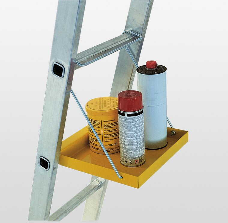 Milieubild 2178766 Munk Ablageschale für Sprossen-Stehleiter gelb RAL 1021