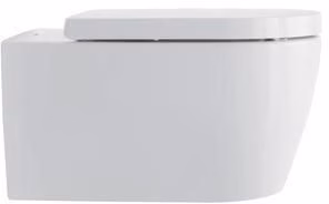 Detailbild 4042977 Duravit Wand-WC-Set ME by Starck, rimless, Durafix Tiefspüler, weiß, inklusive WC-Sitz mit Absenkautomatik