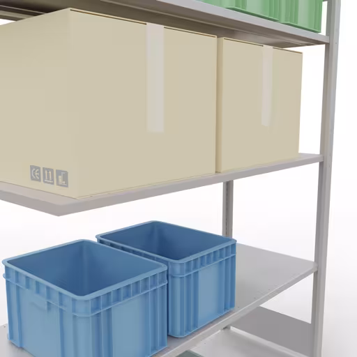 Zusatzbild des Artikels Anbauregal, Fachbodenregal Stecksystem MULTIplus150, 2000 x 1300 x 500 mm (HxBxT), 5 Fachböden, Längenriegel, RAL 7035 lichtgrau Zusatzbild des Artikels Anbauregal, Fachbodenregal Stecksystem MULTIplus150, 2000 x 1300 x 500 mm (HxBxT), 5 Fachböden, Längenriegel, RAL 7035 lichtgrau aus Anbauregal