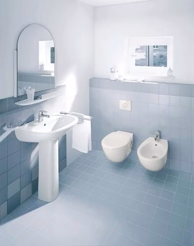 WC-Sitz Serienübergreifend weiß ohne Absenkautomatik Scharniere Edelstahl DURAVIT