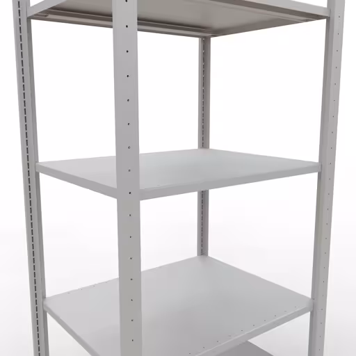 Produktbild Nr.15 des Artikels Grundregal, Fachbodenregal Stecksystem MULTIplus150, 2000 x 750 x 600 mm (HxBxT), 5 Fachböden, Längenriegel, RAL 7035 lichtgrau aus der Produktreihe Stecksystem von der Marke Schulte Lagertechnik