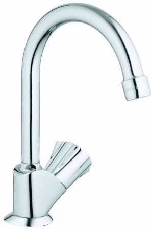 Valvola a colonna GROHE Costa con bocchetta e aeratore, finitura cromata, del marchio Grohe Miscelatore a colonna GROHE Costa con bocca di erogazione e aeratore, cromato, della categoria rubinetti per lavabo, codice articolo 6000500331