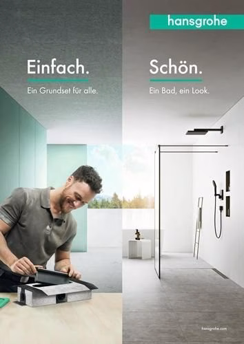 Grundkörper uBox universal für Duschrinnen-Ablaufgehäuse für Standardinstallation HANSGROHE