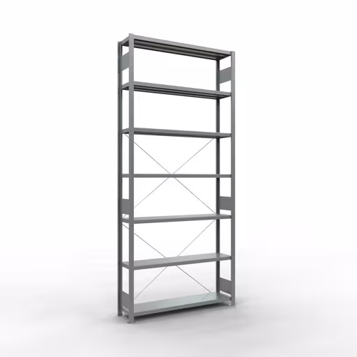 Stecksystem Grundregal 3000x1300x300 mm, Typ 250 kg, verzinkt von der Marke Schulte Lagertechnik Stecksystem Grundregal 3000x1300x300 mm, Typ 250 kg, verzinkt aus der Kategorie Grundregal mit der Artikelnummer 12932-130