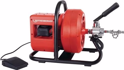 Detailbild 4047274 Akku-Rohrreinigungsmaschine RODRUM VarioClean CAS für Rohr-Durchmesser 40-100mm 18 V 8 Ah 26,1kg ROTHENBERGER