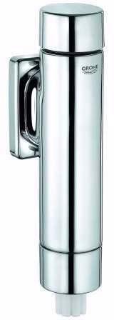 Robinet de chasse d'eau GROHE Rondo A.S. pour WC, DN 20 chromé, sans vanne de pré-arrêt, de la catégorie urinoirs, référence 6000503556