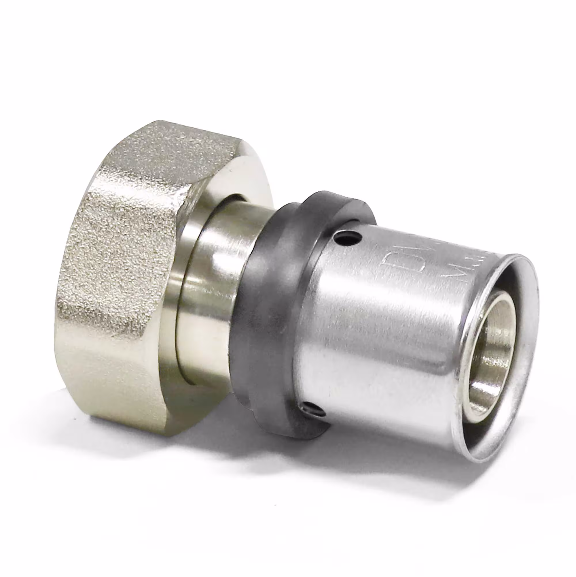 Press-Übergangsverschraubung von Alu-Verbundrohr 20 x 2mm auf 3/4" Eurokonus vernickelt Verschraubung von der Marke Pipetec Press-Übergangsverschraubung mit Eurokonus-Gewinde Typ Größe: 20 x 2 mm - 3/4 Zoll aus der Kategorie Pressfittings mit der Artikelnr. PFV2005EKNI