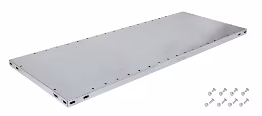Abbildung Nr 7 des Artikels Zusatz-Fachboden MULTIplus150 750x500 mm, verzinkt, inkl. 8 Schauben + Muttern aus der Produktgruppe Büroregale von der Marke Schulte Lagertechnik
