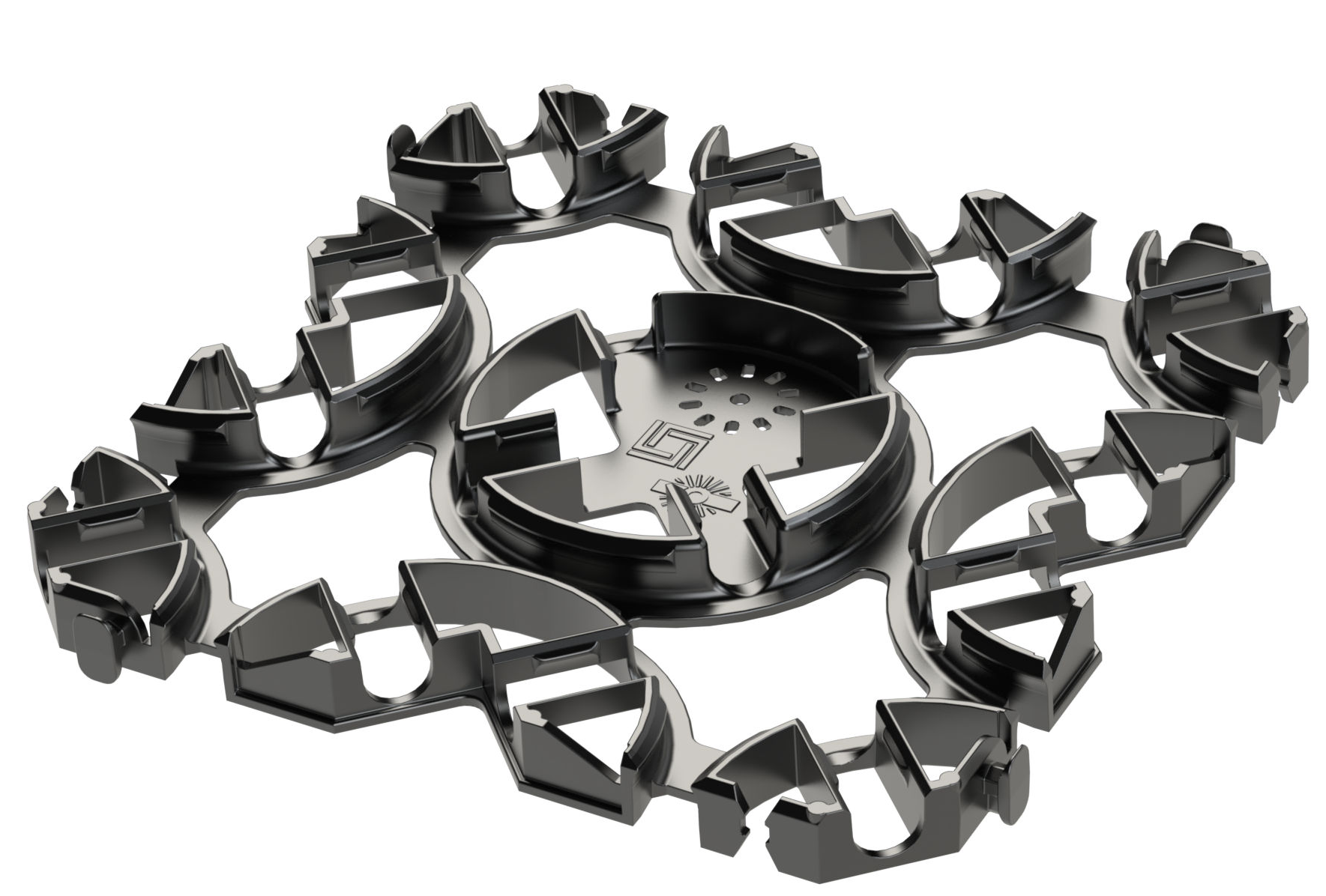 Fußboden-Gitter Octa 155x155x12, D10 aus der Kategorie Skoberne Fußbodenheizung mit der Artikelnummer 010435, Maschine, Rotor, Spirale, Rad, Sprach, Maschine, Rotor, Spirale, Rad, Sprach, Maschine, Rotor, Spirale, Rad, Sprach