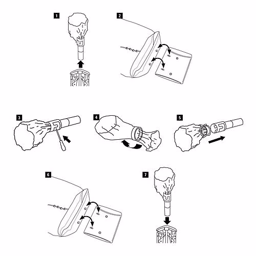 Zusatzbild 2761343 JUWEL Ersatzschutzhülle TYVEK® mit Perlenzug