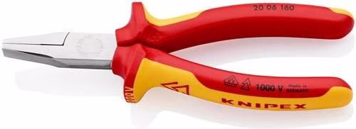 Flachzange Gesamtlänge 160 mm verchromt von der Marke Knipex Flachzange Gesamtlänge 160 mm verchromt aus der Kategorie Flachzangen mit der Teilenummer 4000810272