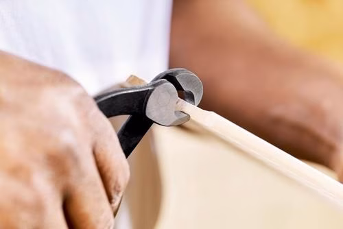 Fliesenlochzange Länge 200 mm Spezial-Werkzeugstahl Griff geschmiedet, ölgehärtet KNIPEX