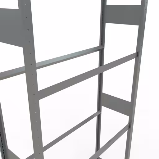 Abbildung Nr 7 des Artikels Grundregal, Räder-/Reifenregal, 4500 x 1150 x 400 mm, verzinkt, 6 Lagerebenen á 150 kg Fachlast pro Ebene aus der Produktgruppe Fachbodenregale von der Marke Schulte Lagertechnik